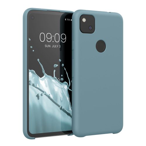 Husa Google Pixel 4a, Silicon, Albastru, 52549.206