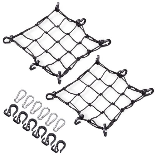 Set 2 Plase de marfa pentru motociclete Navaris, 40 x 40 cm, Carlige, Carabiniere, 54307.01