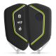 Husa Cheie Auto pentru VW / Skoda / Seat - 3 Butoane, kwmobile, Silicon, Negru, 54313.04