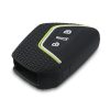 Husa Cheie Auto pentru VW / Skoda / Seat - 3 Butoane, kwmobile, Silicon, Negru, 54313.04
