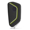 Husa Cheie Auto pentru VW / Skoda / Seat - 3 Butoane, kwmobile, Silicon, Negru, 54313.04
