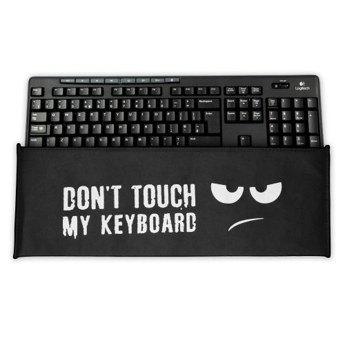 Husa pentru tastatura Logitech MK270 Wireless, Kwmobile, Negru/Alb, Plastic, 54308.01