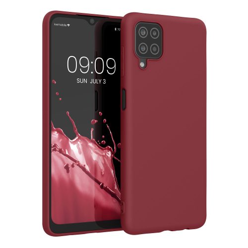 Husa Samsung Galaxy A12, Silicon, Rosu, 54048.209