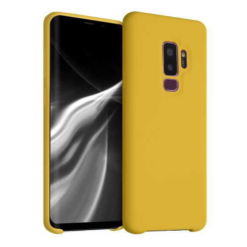Husa Samsung Galaxy S9 Plus, Silicon, Galben, 44183.143