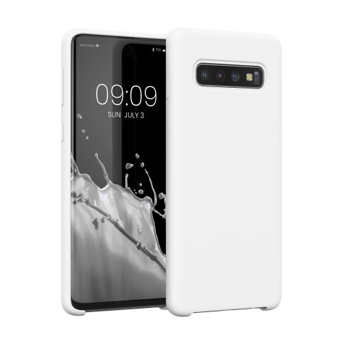 Husa Samsung Galaxy S10, Silicon, Alb, 47732.48