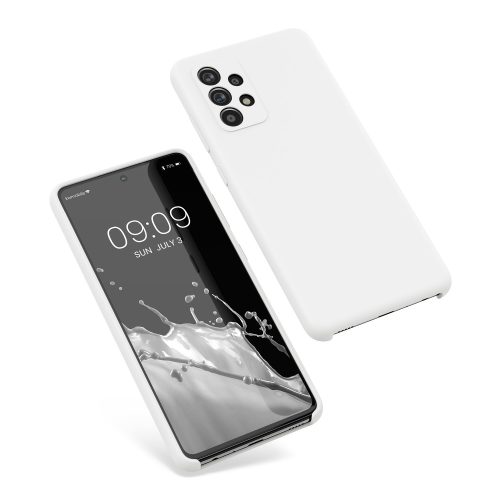 Husa Samsung Galaxy A52 / Galaxy A52 5G / Galaxy A52s 5G, Silicon, Alb, 54347.48