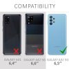 Set 3 Folii de protectie pentru Samsung Galaxy A32 5G, kwmobile, Fata, Transparenta, 54334.1