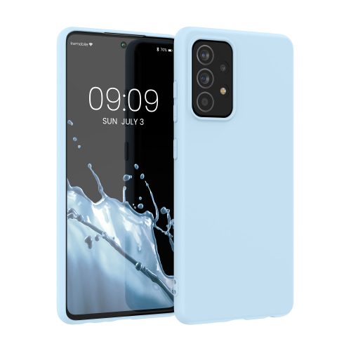 Husa Samsung Galaxy A52, Silicon, Albastru, 54346.58