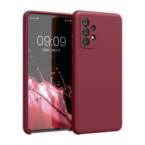 Husa Samsung Galaxy A52, Silicon, Rosu, 54347.209