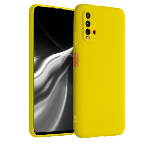 Husa Xiaomi Redmi 9T, Silicon, Galben, 54337.165
