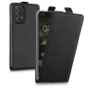 Husa Samsung Galaxy A52, Piele ecologica, Negru, 54350.01