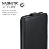 Husa Samsung Galaxy A52, Piele ecologica, Negru, 54350.01
