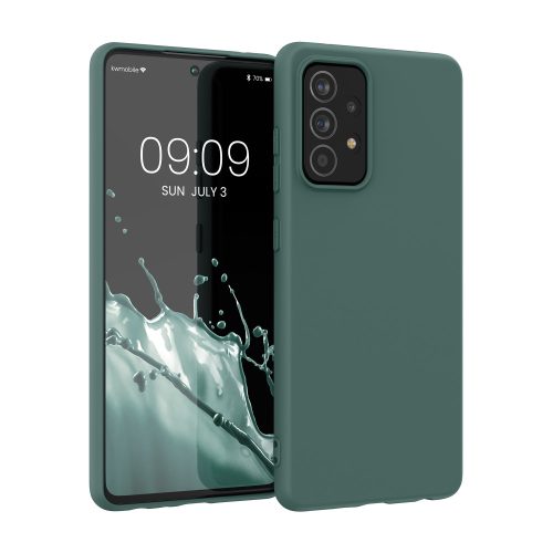 Husa Samsung Galaxy A52, Silicon, Verde, 54346.171