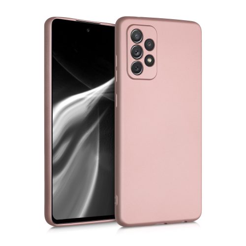Husa Samsung Galaxy A72, Silicon, Rose Gold, 54363.31