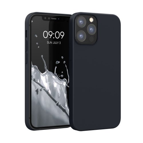 Husa Apple iPhone 12 / iPhone 12 Pro, Silicon, Albastru, 52641.186