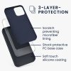 Husa Apple iPhone 12 / iPhone 12 Pro, Silicon, Albastru, 52641.186