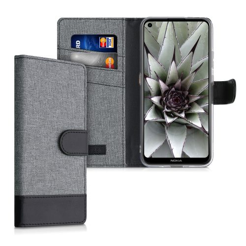 Husa Nokia 5.4, Textil, Gri, 54411.22