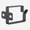 Set 10 Suporti de gestionare a cablurilor, Kwmobile, Negru, Otel, 54406.01.10