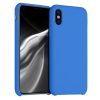 Husa Apple iPhone X / iPhone XS, Silicon, Albastru, 42495.189