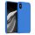 Husa Apple iPhone X / iPhone XS, Silicon, Albastru, 42495.189