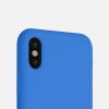 Husa Apple iPhone X / iPhone XS, Silicon, Albastru, 42495.189
