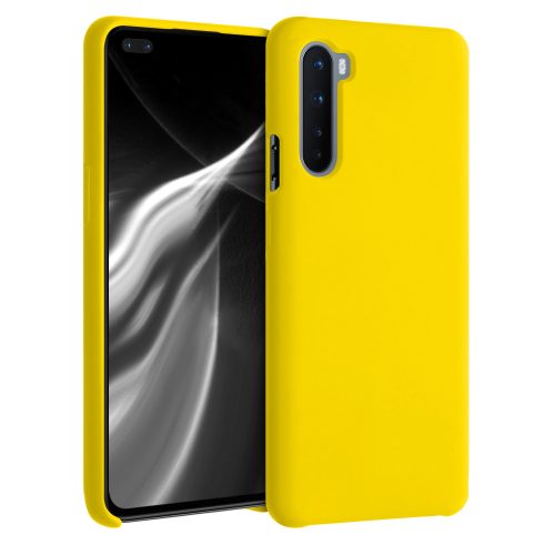 Husa OnePlus Nord, Silicon, Galben, 51871.165