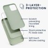 Husa Apple iPhone 12 / iPhone 12 Pro, Silicon, Verde, 52641.172