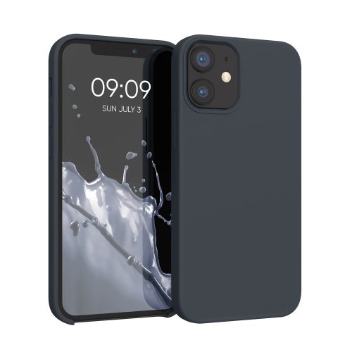 Husa Apple iPhone 12 Mini, Silicon, Albastru, 52640.186
