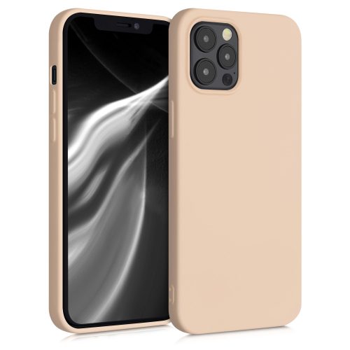 Husa Apple iPhone 12 Pro Max, Silicon, Crem, 52714.154