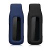 Set 2 Huse pentru Fitbit Inspire 2/Ace 3, Kwmobile, Negru/Albastru, Silicon, 54017.02