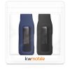 Set 2 Huse pentru Fitbit Inspire 2/Ace 3, Kwmobile, Negru/Albastru, Silicon, 54017.02