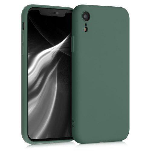 Husa iPhone XR, Silicon, Verde, 49983.166