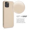 Husa Apple iPhone 12 / iPhone 12 Pro, Silicon, Crem, 53844.154