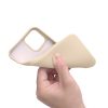 Husa Apple iPhone 12 / iPhone 12 Pro, Silicon, Crem, 53844.154