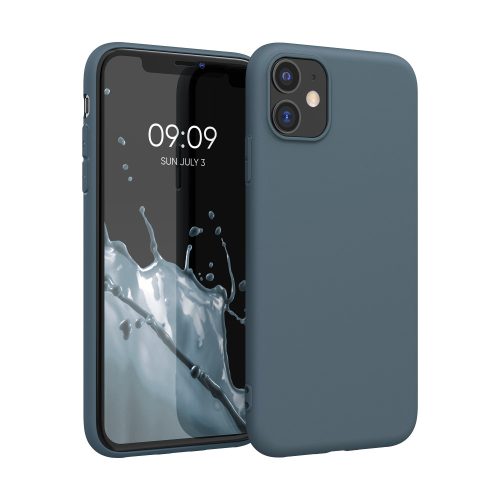 Husa Apple iPhone 11, Silicon, Albastru, 49787.202
