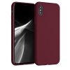 Husa Apple iPhone X / iPhone XS, Silicon, Rosu, 42492.190