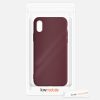 Husa Apple iPhone X / iPhone XS, Silicon, Rosu, 42492.190