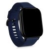 Set 2 curele pentru Xiaomi Amazfit GTS 2 Mini, Silicon, Negru / Albastru, 54464.01