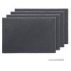 Set 4 tavi din ardezie Navaris, 30x20 cm, cu creta, non-zgarieturi, 47683.04.02