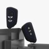 Husa Cheie Auto pentru VW / Skoda / Seat - 3 Butoane, kwmobile, Silicon, Negru, 52651.04