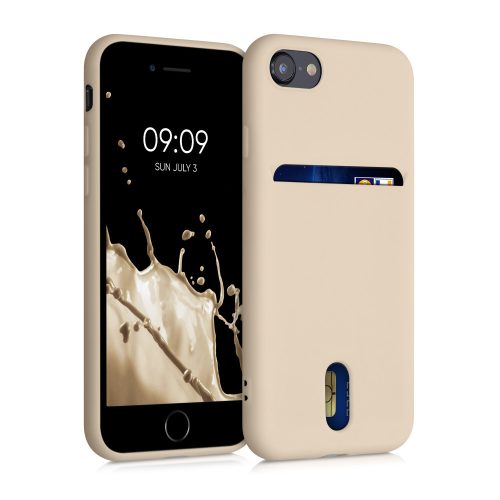 Husa iPhone 8 / iPhone 7 / iPhone SE 2, Silicon, Crem, 49100.154