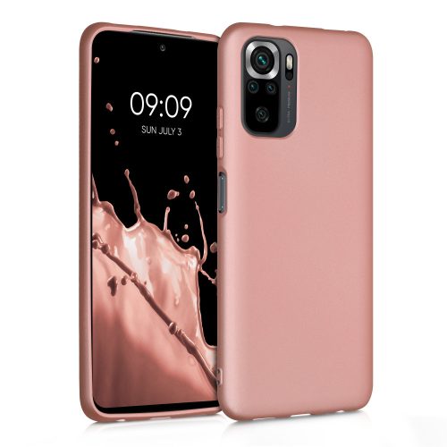 Husa Xiaomi Redmi Note 10 / Redmi Note 10S, Silicon, Rose Gold, 54542.31