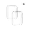 Set 2 Huse pentru Xiaomi Mi Watch Lite / Redmi Watch, Silicon, Transparent, 54528.01