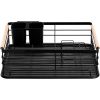 Scurgator de vase Navaris, cu suport de picurare, cu raft pentru farfurii, pahare si tacamuri, negru, 42.5x31.5x14 cm, 52545.02