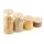 Set 4 Borcane de depozitare cu capac Navaris, 1400ml, 1000ml, 600ml si 300ml, 54600.02.04