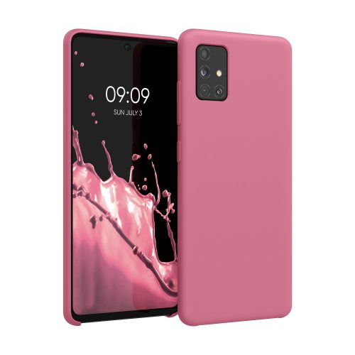 Husa Samsung Galaxy A51, Silicon, Roz, 51197.212