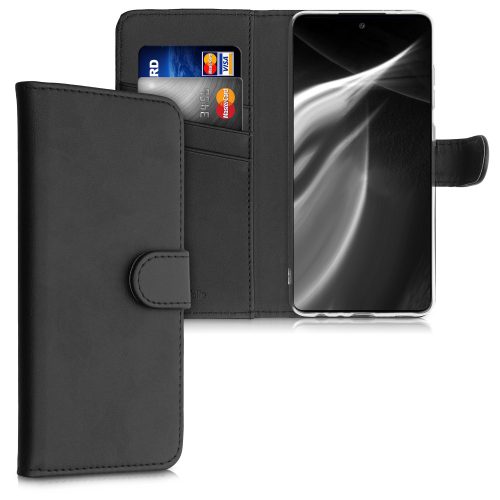 Husa Samsung Galaxy A52, Piele ecologica, Negru, 54603.01