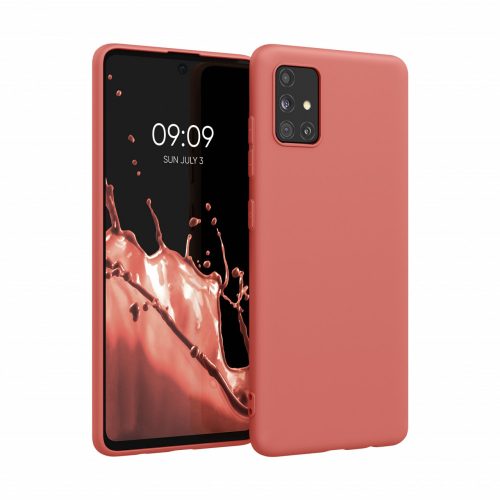 Husa Samsung Galaxy A51, Silicon, Roz, 51196.215