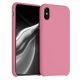 Husa Apple iPhone X / iPhone XS, Silicon, Roz, 42495.212