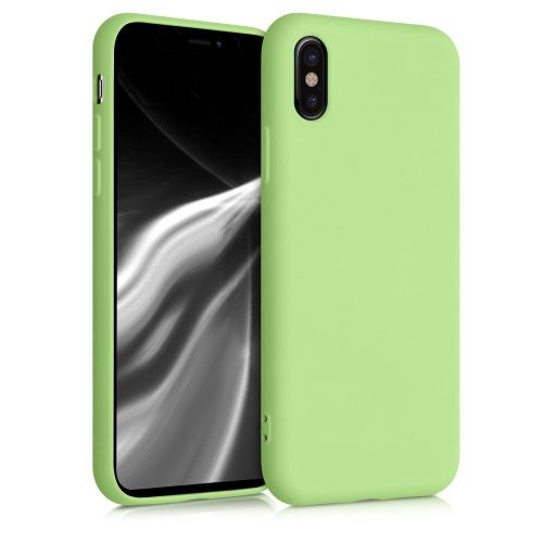 Husa Apple iPhone X / iPhone XS, Silicon, Verde, 49982.214